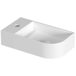 Saniselect Orbido Wastafel 40x22x10 cm Mat Wit