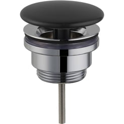 Ben Afvoerplug Wastafel zonder overloop 72 mm  Mat Zwart