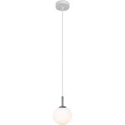 Ben Polaris Plafondlamp Ø 12x150 cm Wit/Opal Glass