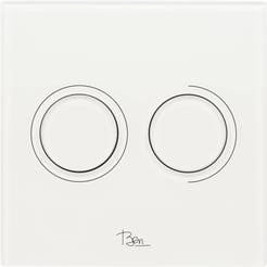 Ben Pure Drukplaat 16x16 cm Wit