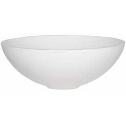 Ben Rodena Opbouwwastafel rond Ø 40x15 cm Mat Wit