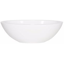 Ben Samantha Opbouwkom ovaal 50x35x16 cm Glanzend Wit