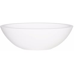 Ben Samantha Opbouwkom ovaal 50x35x16 cm Mat Wit
