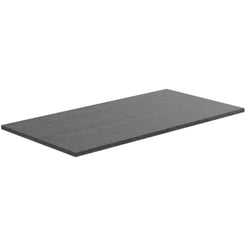 Saniselect Socan Wastafelblad 100x51x2 cm Eiken Zwart
