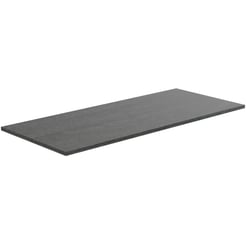 Saniselect Socan Wastafelblad 120x51x2 cm Eiken Zwart