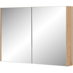 Saniselect Socan Spiegelkast 100x14x70 cm Naturel Eiken