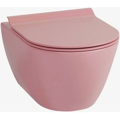 Ben Segno 2.0 Wandcloset Compact 36x50x33,5 cm Mat Roze
