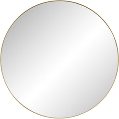 Ben Mimas Spiegel Ø 80x3,5 cm Mat Goud