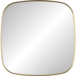 Ben Mirry Spiegel 60x60 cm Geborsteld Mat Goud