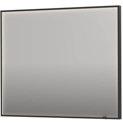 Ben Oblon Spiegel 100x80 cm Geborsteld metal black