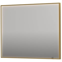 Ben Oblon Spiegel 100x80 cm Geborsteld mat goud