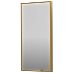 Ben Oblon Spiegel 40x4x80 cm Geborsteld mat goud