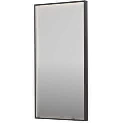 Ben Oblon Spiegel 50x4x100 cm Geborsteld metal black