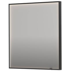 Ben Oblon Spiegel 70x80 cm Geborsteld metal black