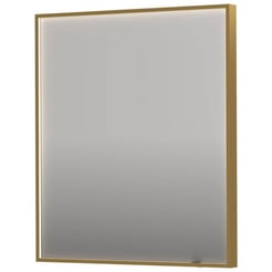 Ben Oblon Spiegel 70x4x80 cm Geborsteld mat goud
