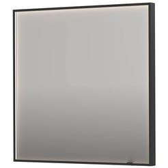 Ben Oblon Spiegel 80x4x80 cm Geborsteld metal black
