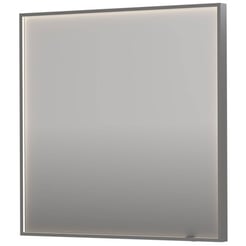 Ben Oblon Spiegel 80x80 cm Geborsteld RVS