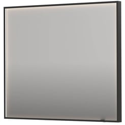 Ben Oblon Spiegel 90x4x80 cm Geborsteld metal black