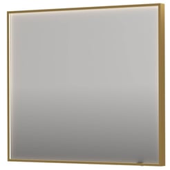 Ben Oblon Spiegel 90x80 cm Geborsteld mat goud