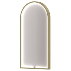 Ben Volta Spiegel 40x80 cm Geborsteld Mat Goud