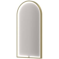 Ben Volta Spiegel 50x100 cm Geborsteld Mat Goud