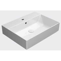 Ben Stelvio Wastafel Xtra Glaze 60x47x13 cm Glans Wit