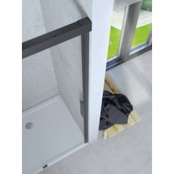 Ben IMotion Nissluitprofiel Rechts tbv Schuifdeur Links Mat Zwart