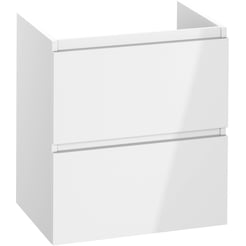 Saniselect Tonale Wastafelonderkast 60x51x65 cm Super Wit Glans