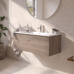 Ben Tendenza badmeubel incl. keramische wastafel mat 102,7x46cm congo bruin