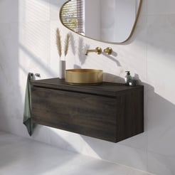 Ben Tendenza badmeubel incl. afdekblad 101x46cm coal oak