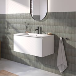 Ben Tendenza badmeubel incl. keramische wastafel glans 82,7x46cm glans wit