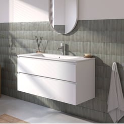 Ben Tendenza badmeubel incl. glans witte keramische wastafel 102,7x46x61,5cm glans wit