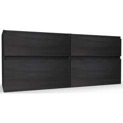 Ben Tendenza Wastafelonderkast 140x44,5x60 cm Nero