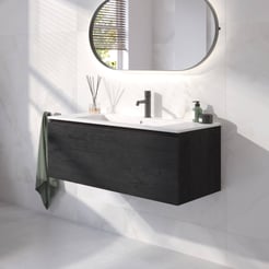 Ben Tendenza badmeubel incl. keramische wastafel mat 102,7x46cm nero
