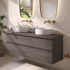 Ben Tendenza badmeubel incl. afdekblad 141x46x63,8cm prime oak