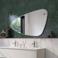 Ben Nature Spiegel 120x3,5x70 cm Mat Wit