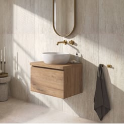 Ben Tendenza badmeubel incl. glans witte waskom 61x46cm sherwood