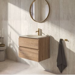 Ben Tendenza badmeubel incl. beton creme wastafel 60,1x45x61,5cm sherwood