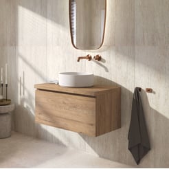 Ben Tendenza badmeubel incl. afdekblad 81x46cm sherwood