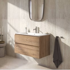Ben Tendenza badmeubel incl. mat witte keramische wastafel 82,7x46x61,5cm sherwood