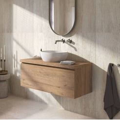 Ben Tendenza badmeubel incl. glans witte waskom 101x46cm sherwood