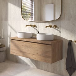 Ben Tendenza badmeubel incl. mineraalmarmeren waskommen 121x46cm sherwood