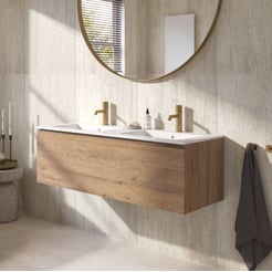 Ben Tendenza badmeubel incl. keramische wastafel mat 122,7x46cm sherwood