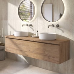 Ben Tendenza badmeubel incl. afdekblad 161x46cm sherwood