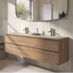 Ben Tendenza badmeubel incl. beton creme wastafel 160,1x45x61,5cm sherwood