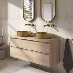 Ben Tendenza badmeubel incl. afdekblad 121x46x63,8cm urban oak