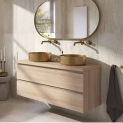 Ben Tendenza badmeubel incl. afdekblad 121x46x53,8cm urban oak