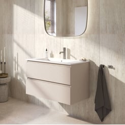 Ben Tendenza badmeubel incl. mat witte keramische wastafel 82,7x46x51,5cm zand