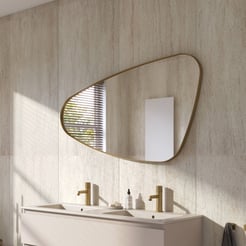 Ben Nature Spiegel 120x3,5x70 cm Mat Goud