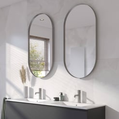 Ben Vita Spiegel 50x4x100 cm Geborsteld RVS